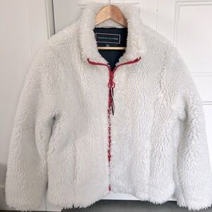 Tommy Hilfiger white teddy jacket